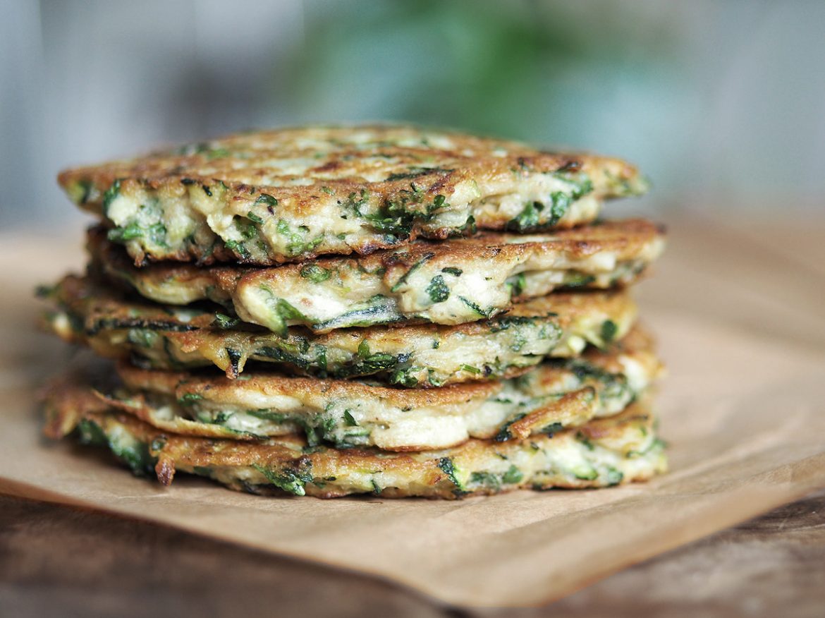 glutenfria zucchinibiffar