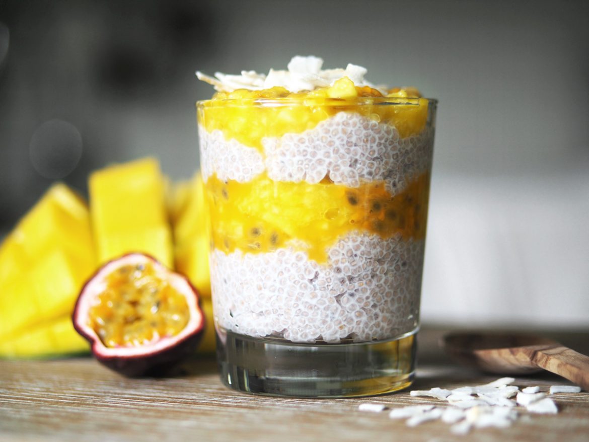 chiapudding med mango