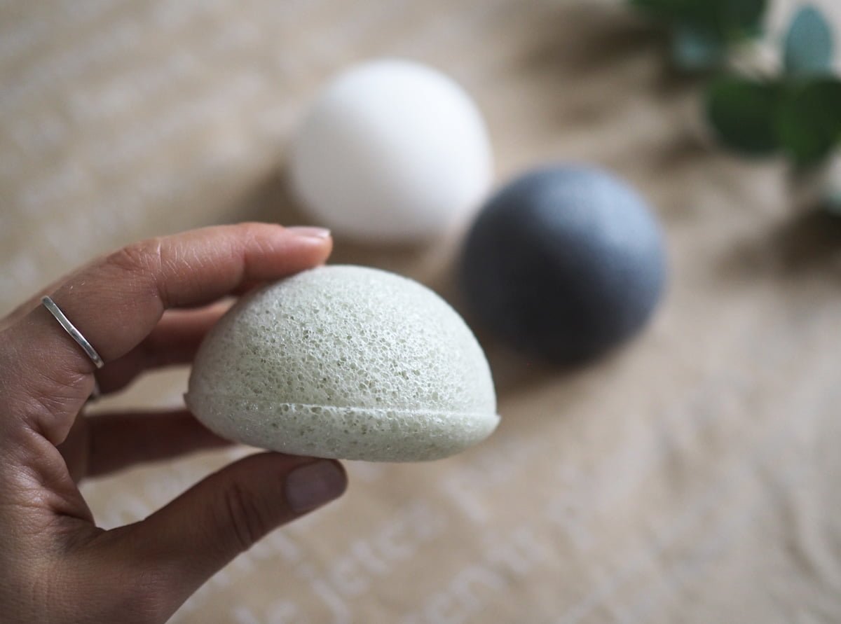Konjac Sponge naturlig hudrengöring