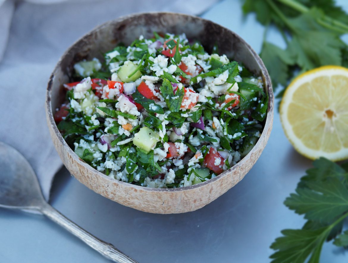 tabbouleh blomkål glutenfri