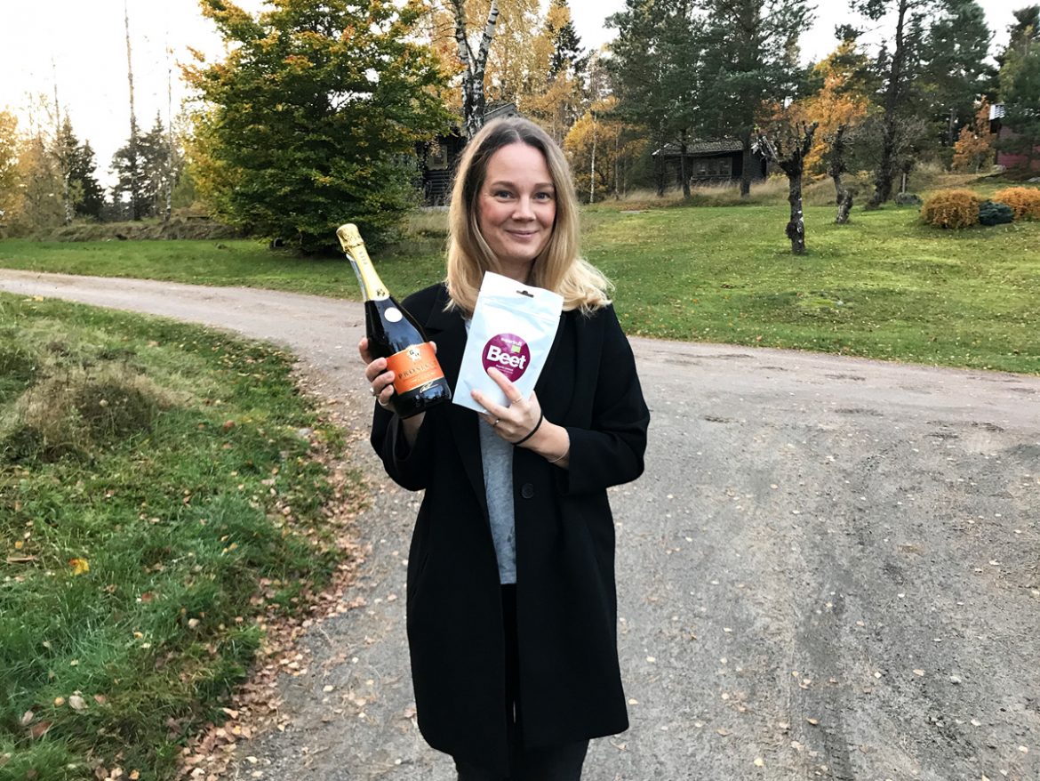 prosecco rödbetspulver