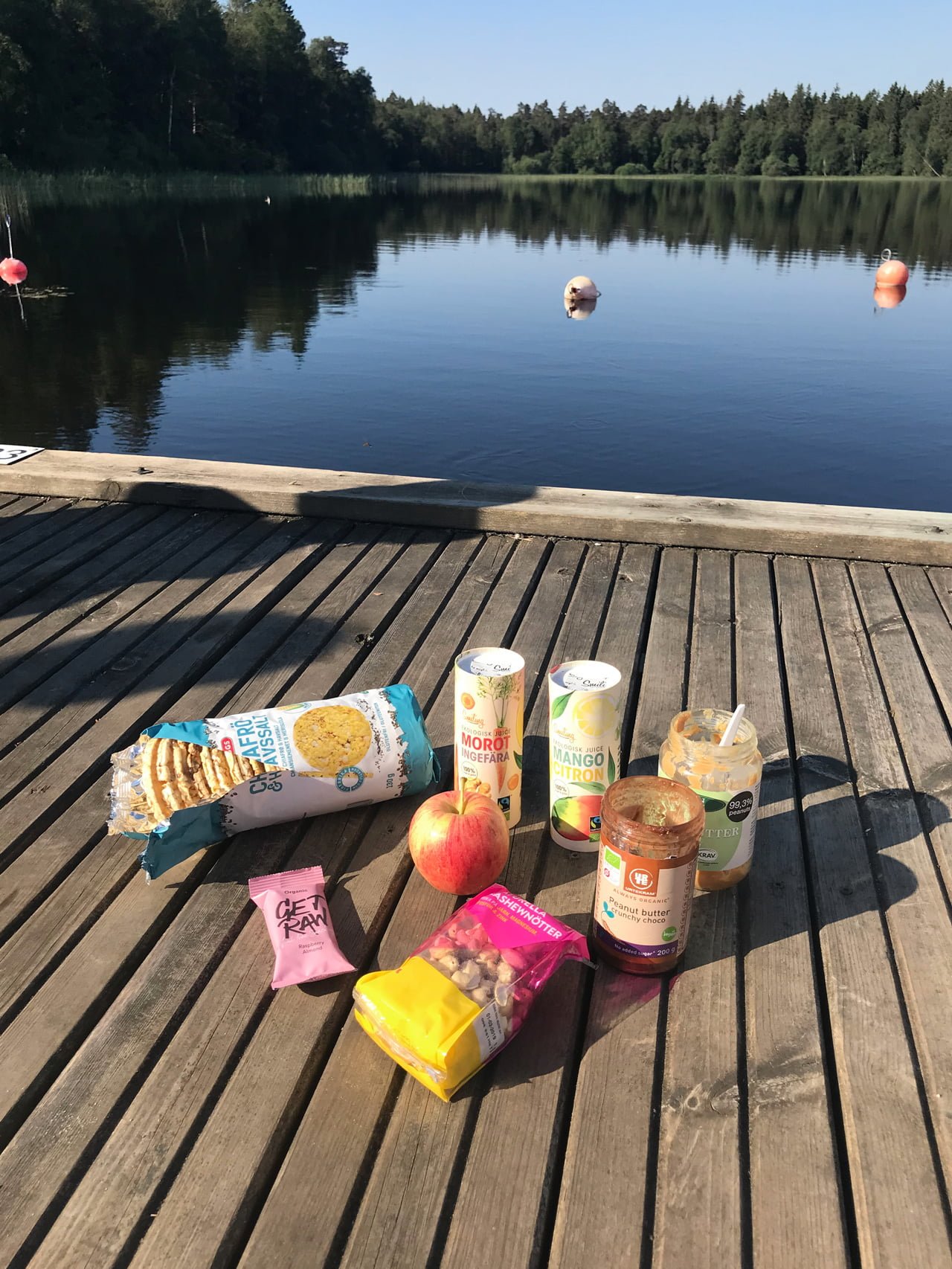 nyttig frukost camping