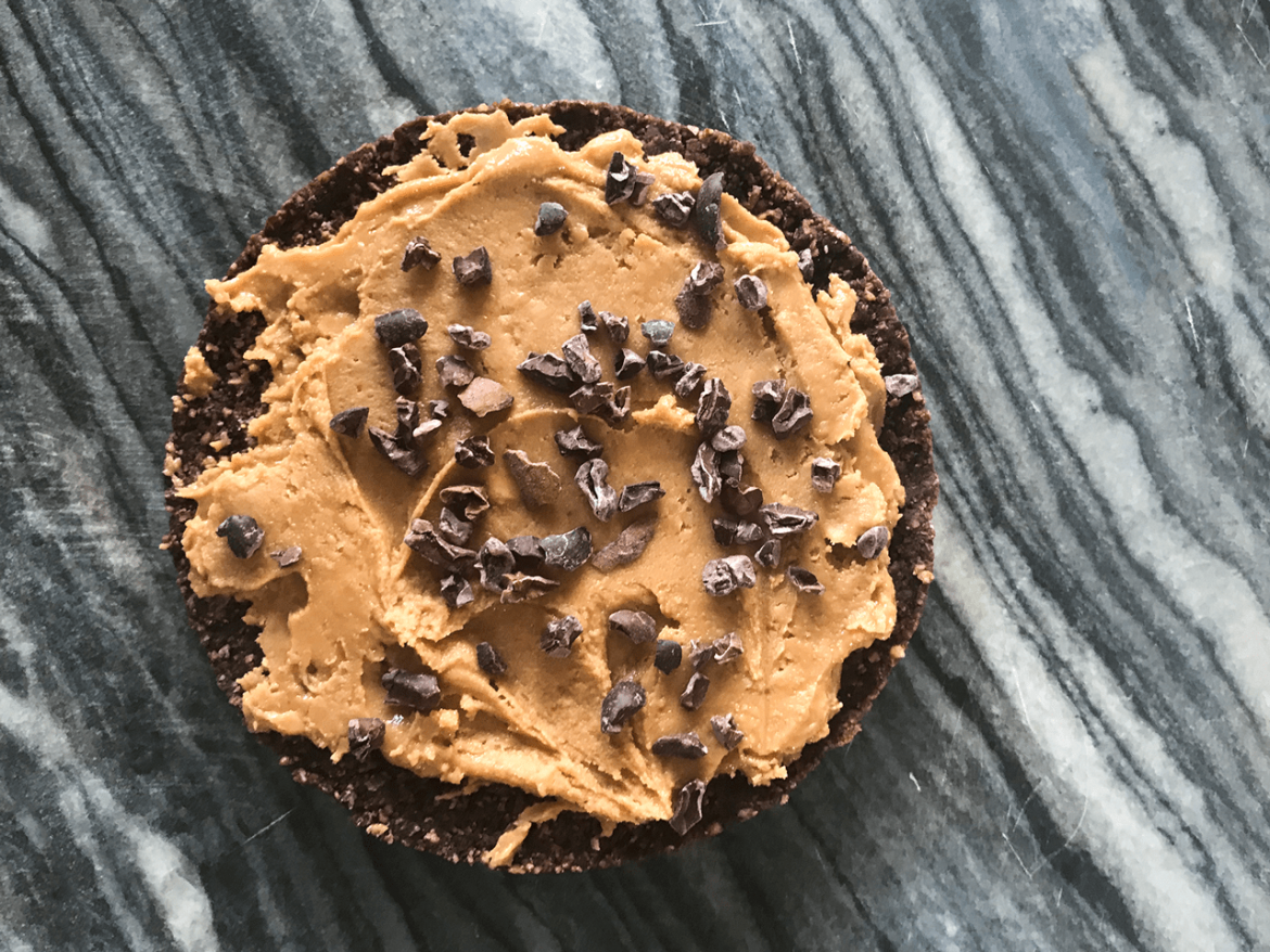 No bake-kaka med nötsmör