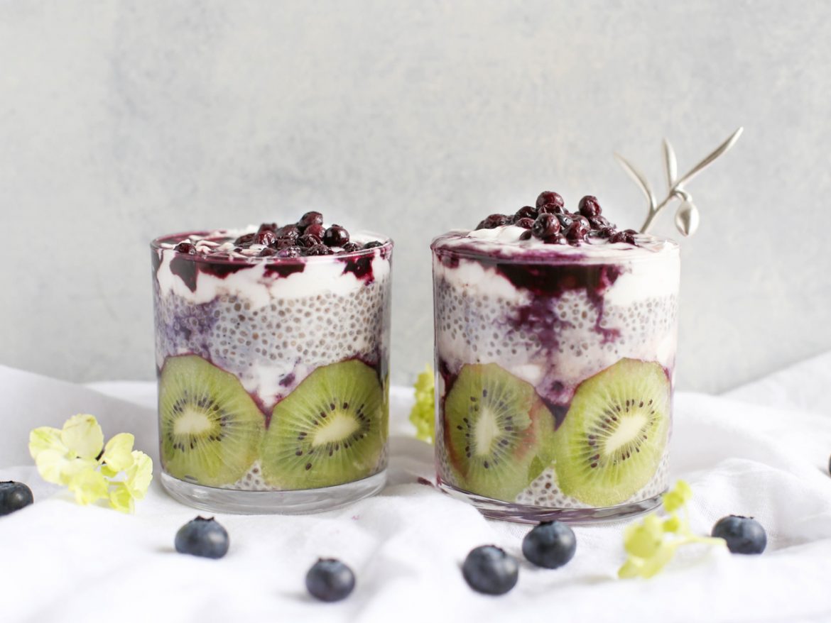 chiapudding kokosgrädde