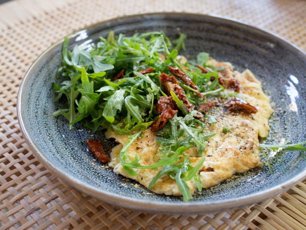 omelett ruccola omelett ruccola