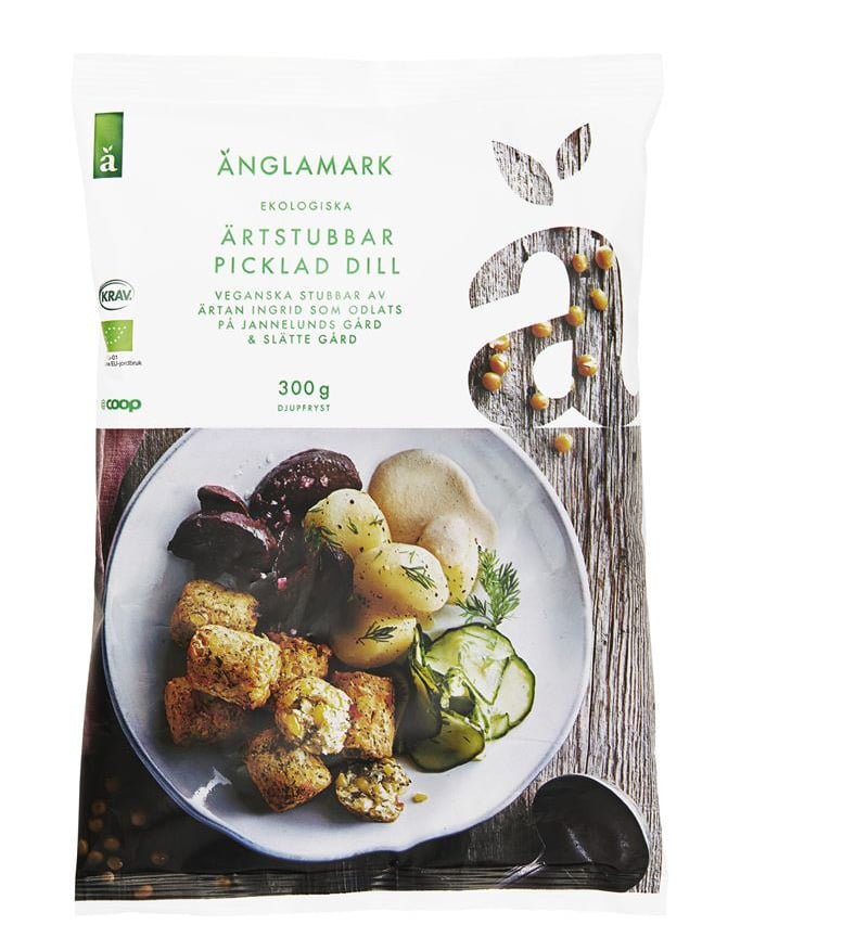 Glutenfria vegetariska biffar ärtstubbar