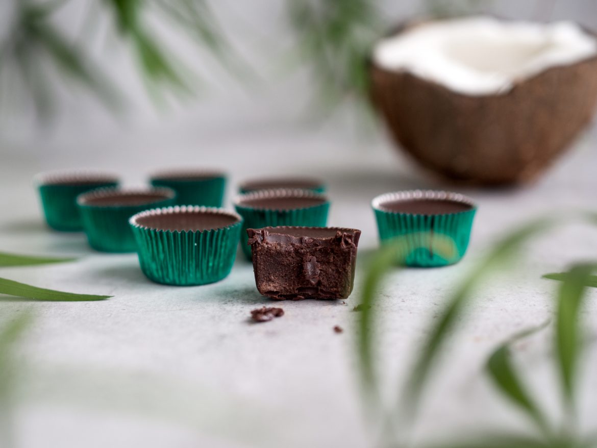 ischoklad kokosolja Ischoklad med pepparmint