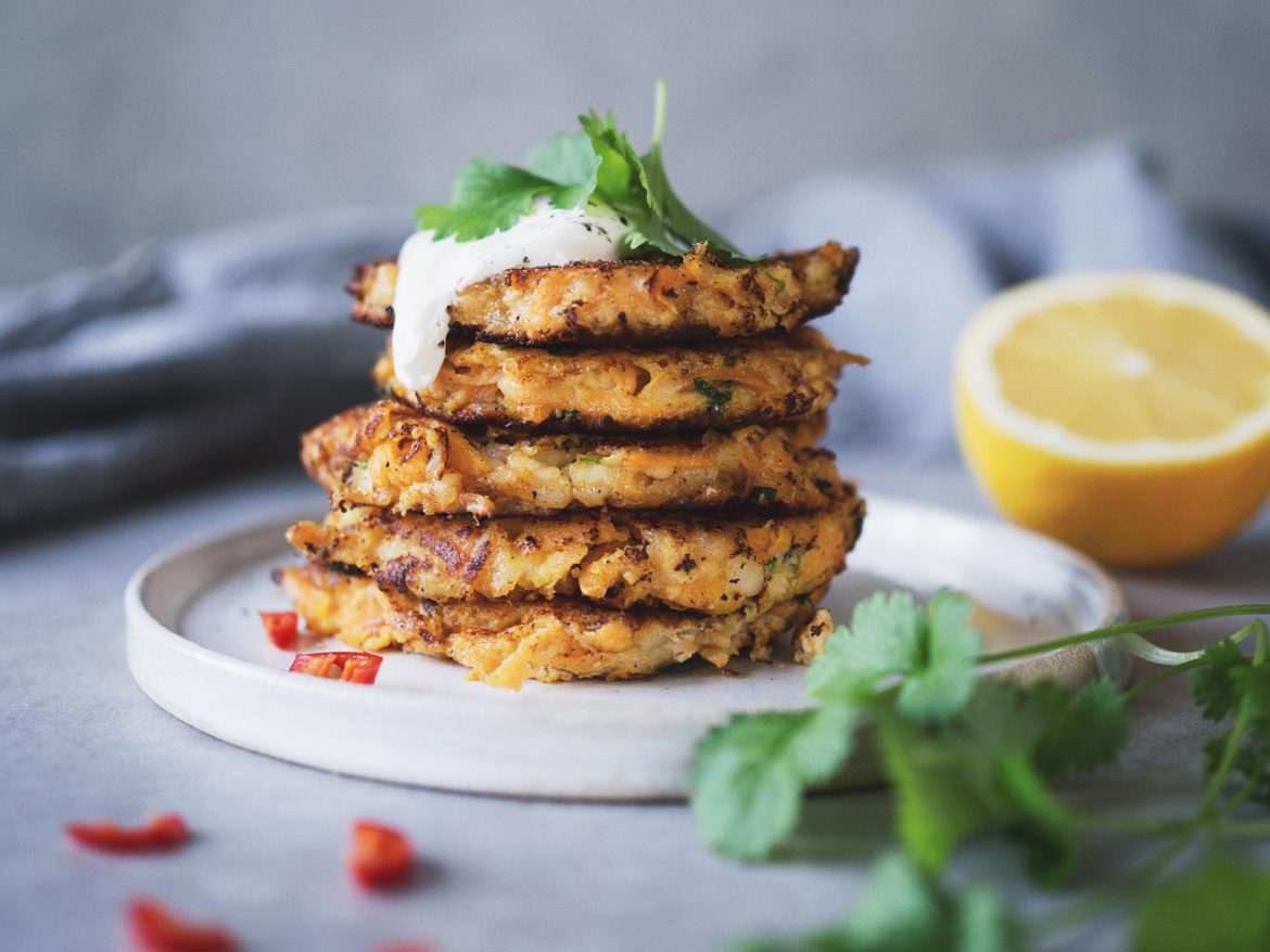 Sötpotatis halloumibiffar