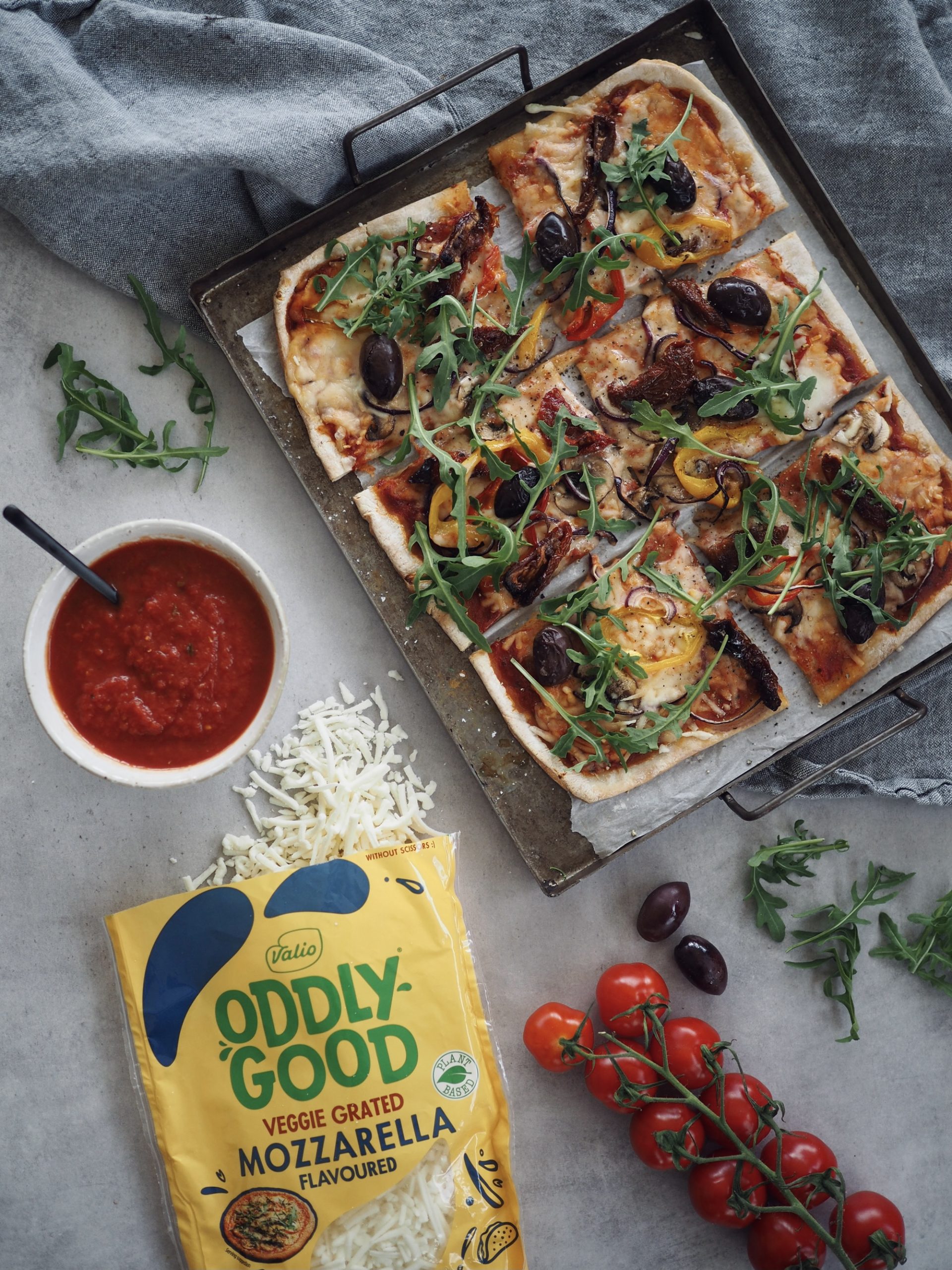 Vegansk glutenfri pizza