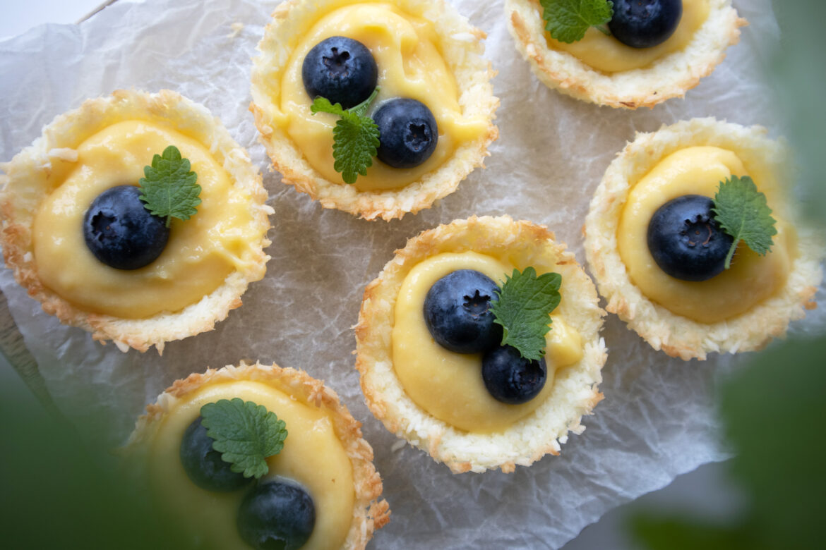 Kokoskakor med Lemoncurd