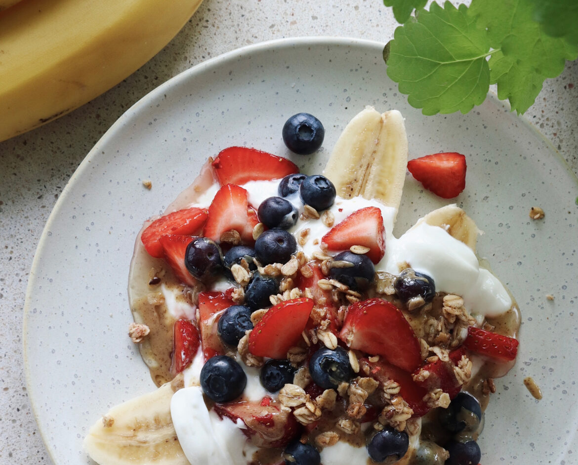 Bananasplit med granola