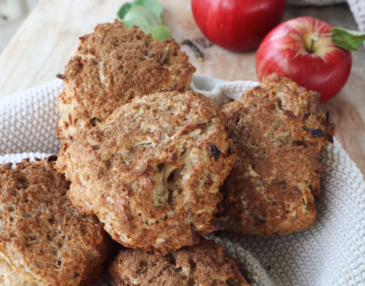 glutenfria äppelfrallor