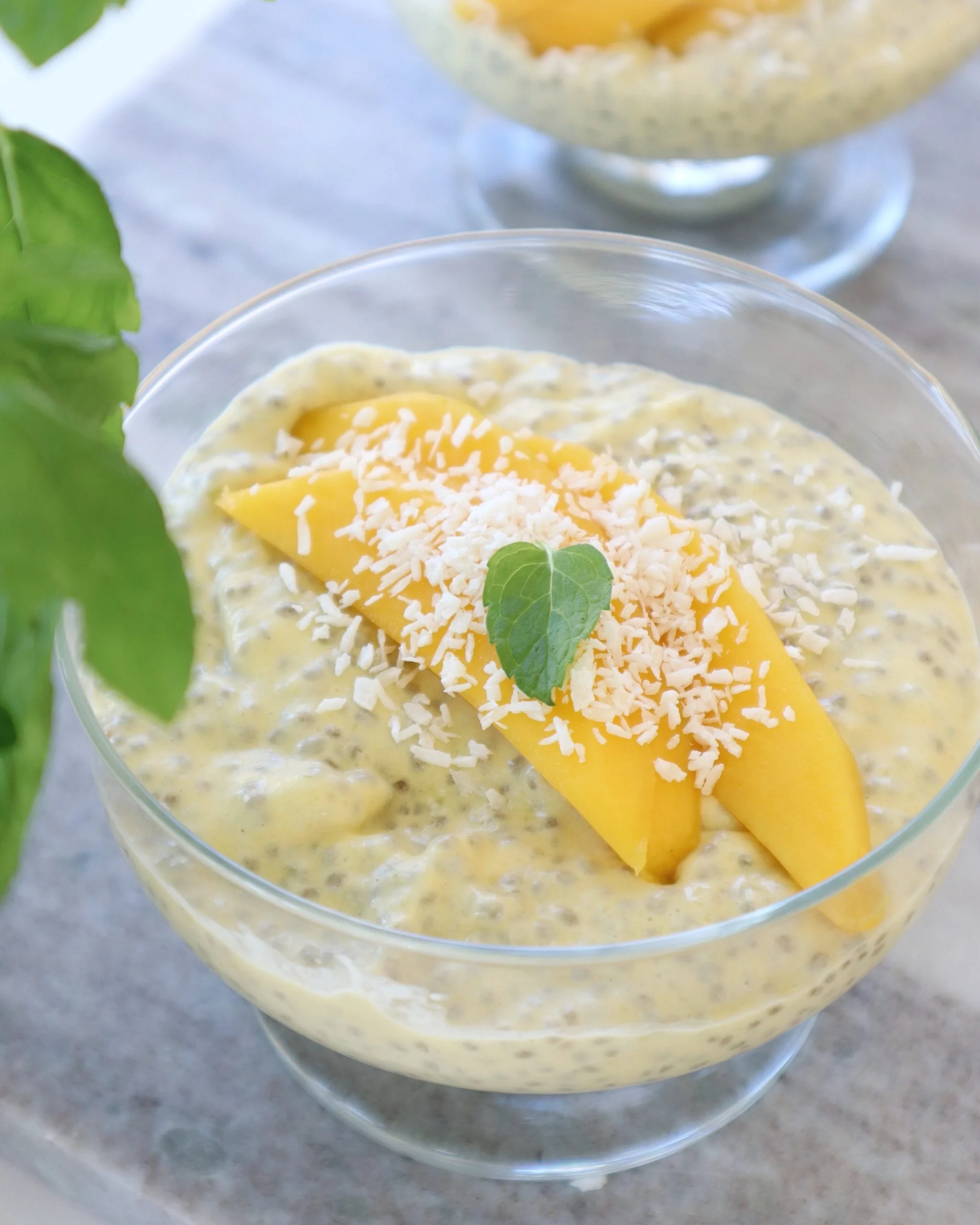 Mango chiapudding