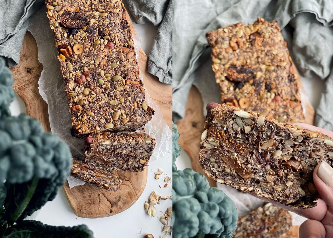 Glutenfri grov limpa Glutenfritt frö & nötbröd