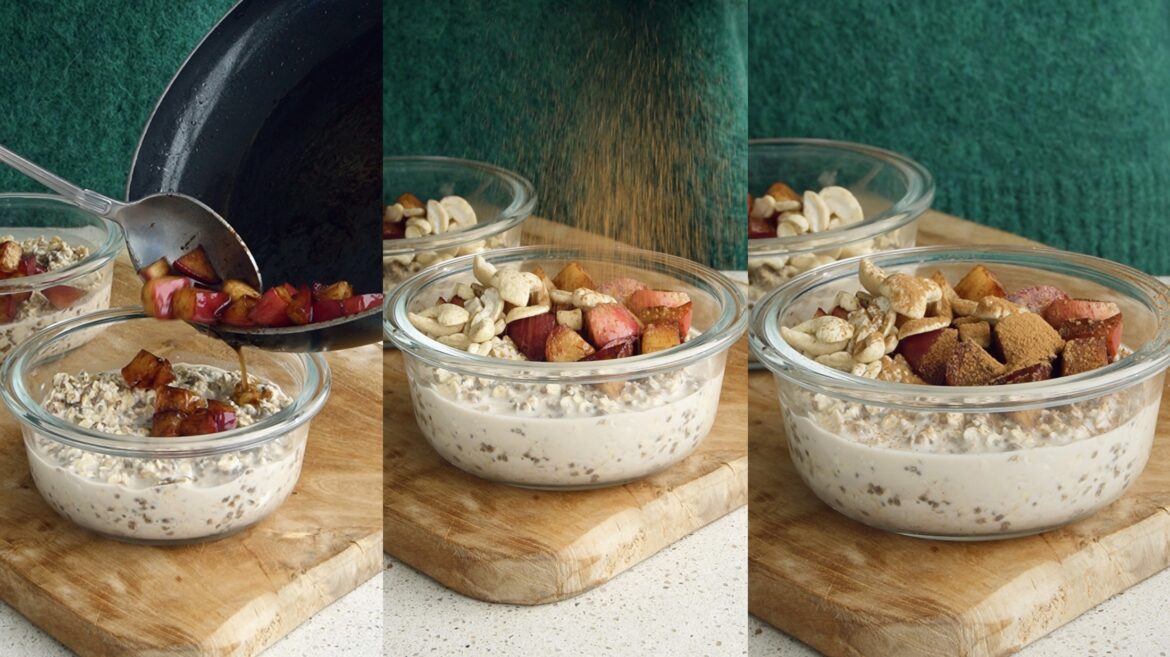 Overnights Oats Äpple Overnights Oats Äpple