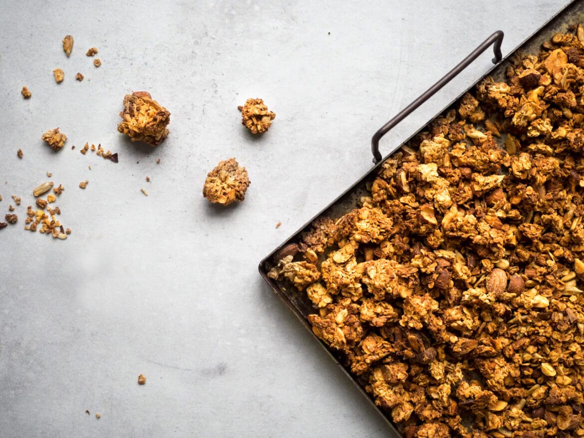 Glutenfri saffransgranola