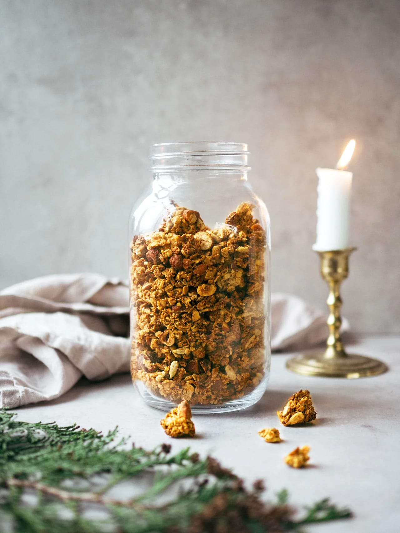 Glutenfri saffransgranola