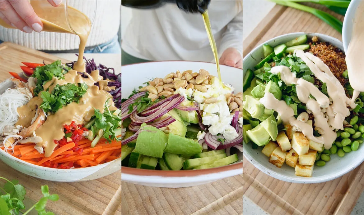 3 glutenfria sallader