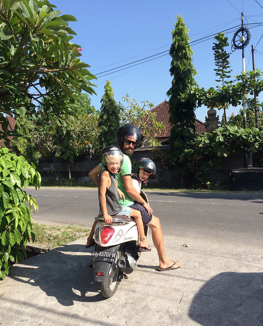 Bali canggu resa med barn
